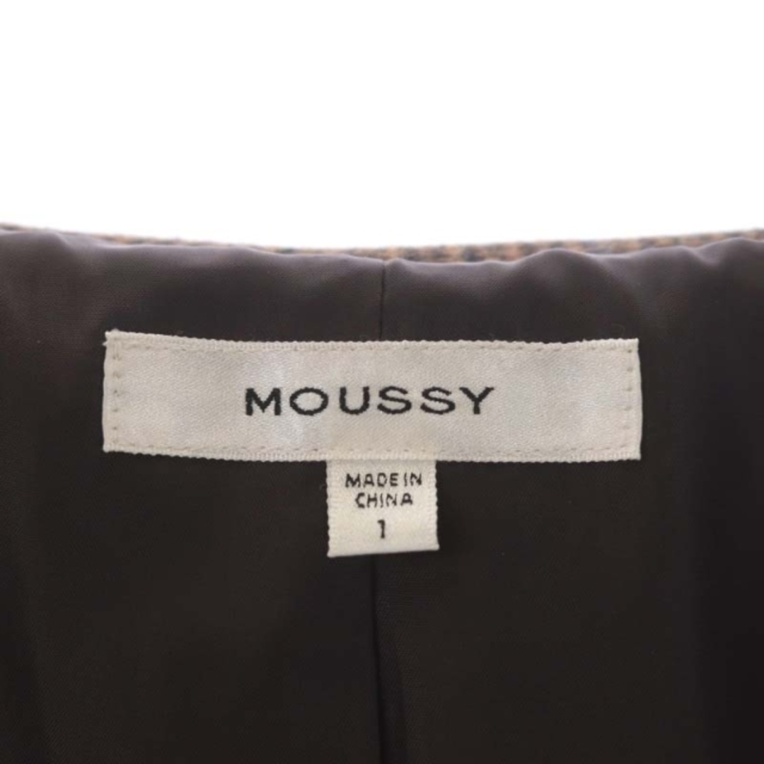 moussy(マウジー)のマウジー CHECK MIDDLE ジャケット テーラード ダブル チェック レディースのジャケット/アウター(その他)の商品写真