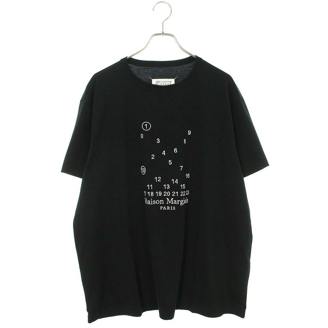 マルタンマルジェラ1  23SS  S50GC0684 カレンダー刺繍Tシャツ メンズ XXL