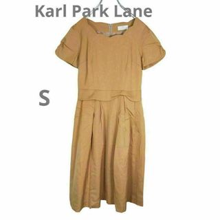 カールパークレーン(KarL Park Lane)のKarl Park Lane　ワンピース　裏付　スカラップネック　半袖(ひざ丈ワンピース)