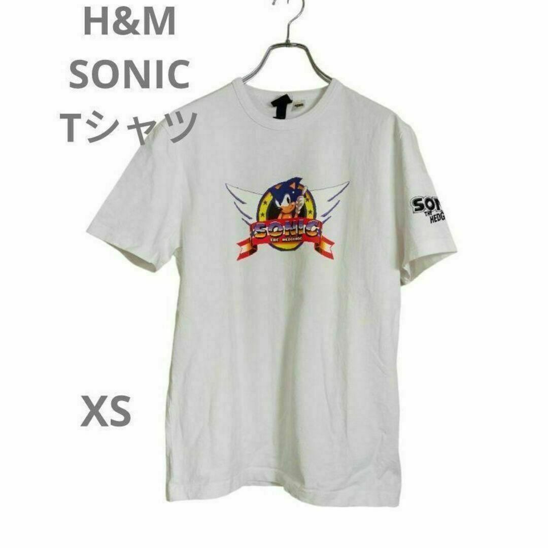 H&M(エイチアンドエム)のH&M SONIC 白Tシャツ メンズのトップス(Tシャツ/カットソー(半袖/袖なし))の商品写真