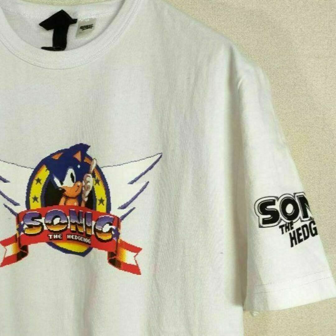 H&M(エイチアンドエム)のH&M SONIC 白Tシャツ メンズのトップス(Tシャツ/カットソー(半袖/袖なし))の商品写真