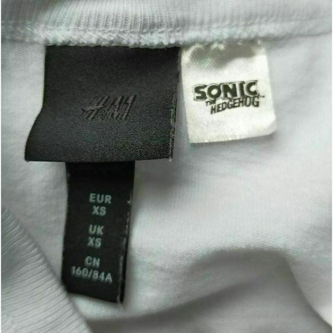 H&M(エイチアンドエム)のH&M SONIC 白Tシャツ メンズのトップス(Tシャツ/カットソー(半袖/袖なし))の商品写真