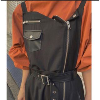 Ameri VINTAGE アメリヴィンテージ MEDI CORD SUSPENDER WIDE PANTS
