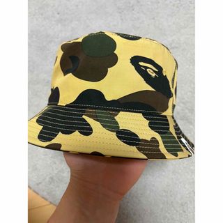 A BATHING APE バケットハット　迷彩　カモ　帽子　キャップ