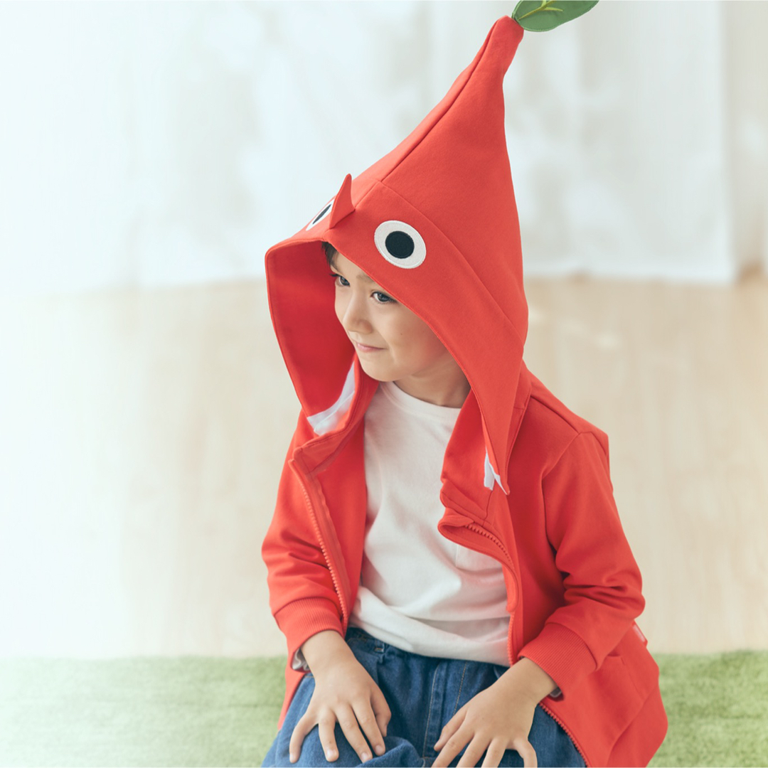 \\限定品 XLサイズ/ パーカー 赤ピクミン PIKMIN Nintendo