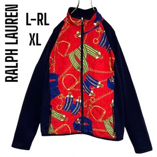 ラルフローレン(Ralph Lauren)の美品　L-RL　ラルフローレン　ローレンアクティブ　トラックジャケット(ブルゾン)