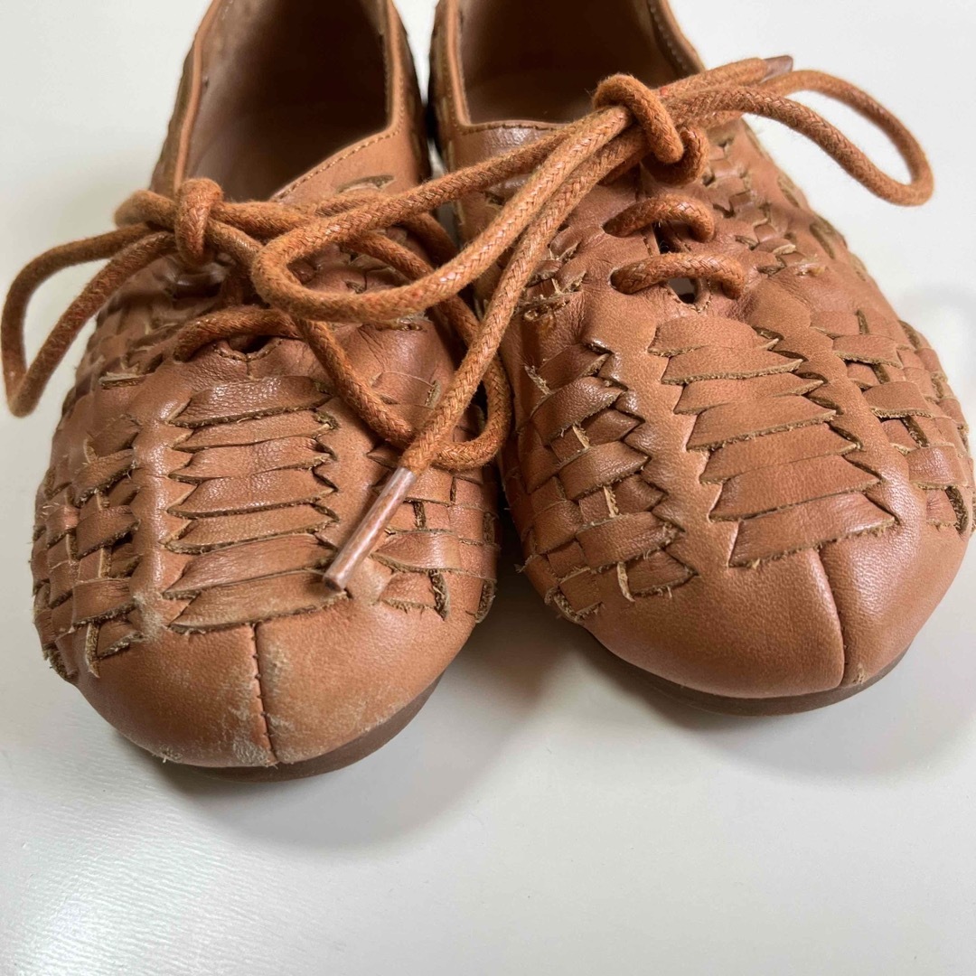 SOOR PLOOM(ソーアプルーム)のSOOR  PLOOM huarache lace up shoes 26 キッズ/ベビー/マタニティのキッズ靴/シューズ(15cm~)(フォーマルシューズ)の商品写真