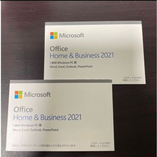 マイクロソフト(Microsoft)の【新品】office2021 5枚セット(PC周辺機器)