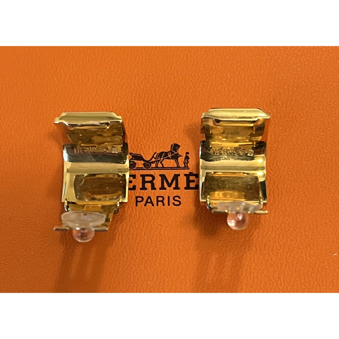 Hermes(エルメス)のHERMESイヤリング　 エマイユ　エルメス七宝焼イヤリング　ヴィンテージ レディースのアクセサリー(イヤリング)の商品写真