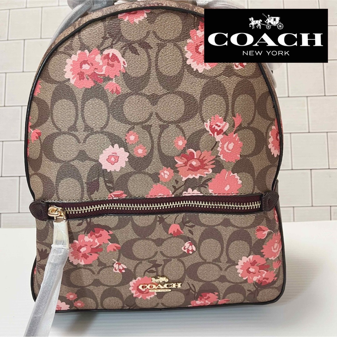 新品　COACH  リュックサック　プレイリーディジー　フローラル　3054