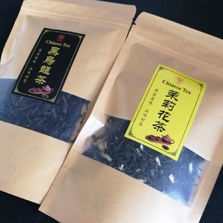 【国内加工商品】人気の黒烏龍茶30g  // 1級茉莉花茶　ジャスミン茶　50g(茶)