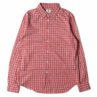 ポールスミス(Paul Smith)のPaul Smith ポールスミス シャツ サイズ:L チェック カジュアル 長袖 シャツ CHECK SHIRTS 262307 610P PS レッド 赤 トップス カジュアルシャツ【メンズ】【中古】(シャツ)