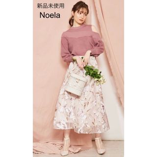 ノエラ(Noela)の未使用♦Noela フラワープリントシアースカート(ロングスカート)