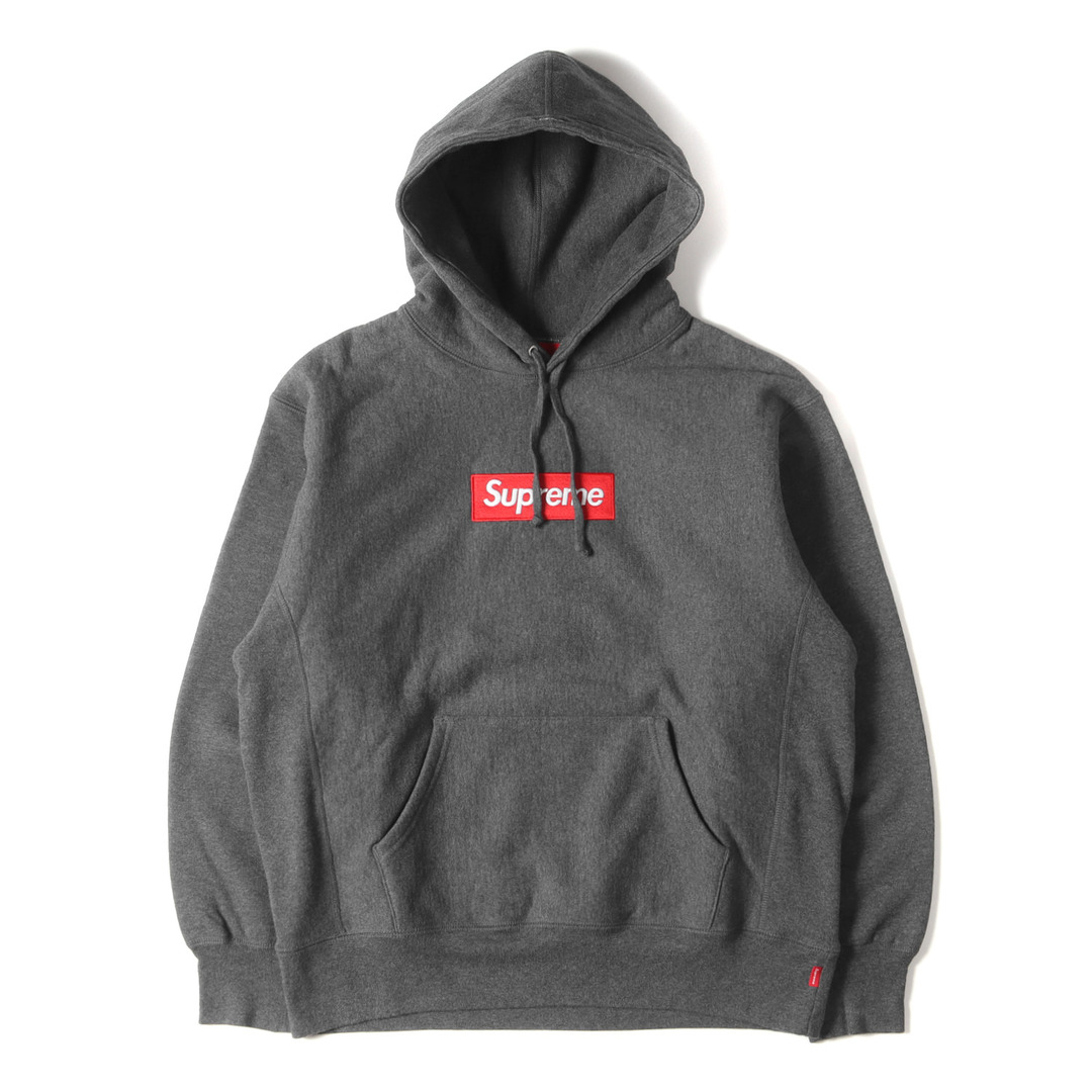 シュプリーム ボックスロゴ Hooded Sweatshirt 黒 M 2011