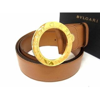 ブルガリ(BVLGARI)の■新品同様■ BVLGARI ブルガリブルガリ レザー ゴールド金具 ベルト メンズ ブラウン系 AR4983 (その他)