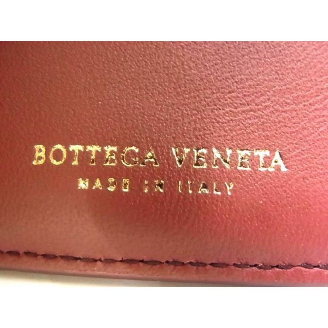 Bottega Veneta(ボッテガヴェネタ)の■極美品■ BOTTEGA VENETA ボッテガヴェネタ イントレチャート レザー 三つ折り 財布 ウォレット メンズ レディース レッド系 AP5662  メンズのファッション小物(折り財布)の商品写真