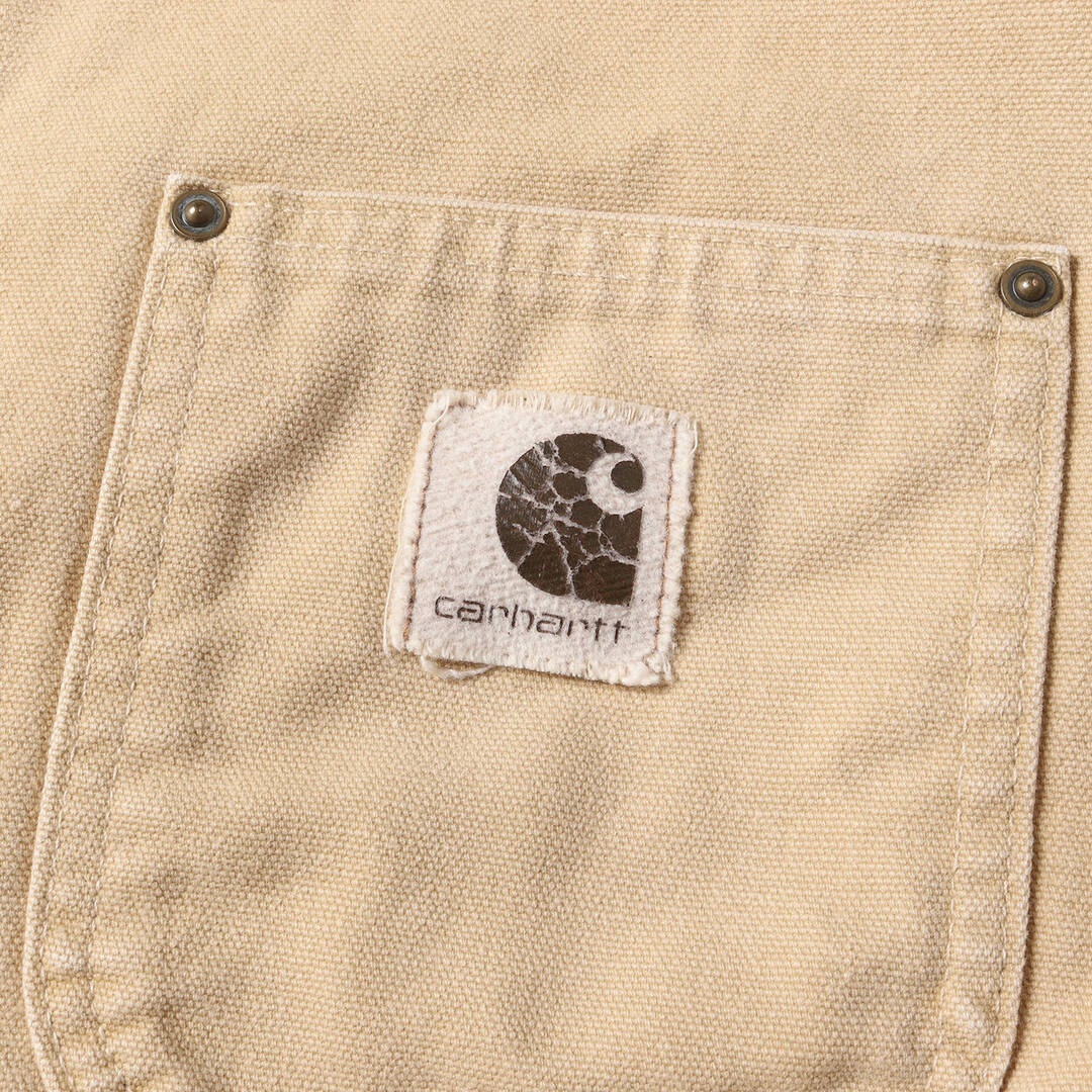 【希少‼️】カーハートcarhartt ダックジャケット90s刺繍ブラウンベージュ