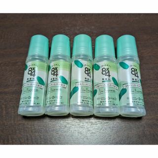 カオウ(花王)の新品 エイトフォー ロールオン 無香料(45ml) 5本セット(日用品/生活雑貨)