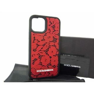 ドルチェアンドガッバーナ(DOLCE&GABBANA)の■新品■未使用■ DOLCE＆GABBANA ドルチェ&amp;ガッバーナ ラバー iPhone12 PRO対応 アイフォンケース スマホケースレッド系 AS0817(その他)