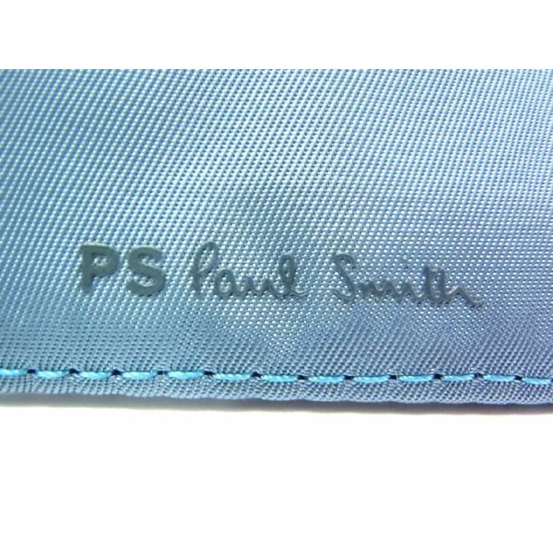 ■新品■未使用■ PS Paul Smith ピーエスポールスミス M2A-5321 ポリエステル スマイル 二つ折り 財布 ウォレット ブラック系 BG1597