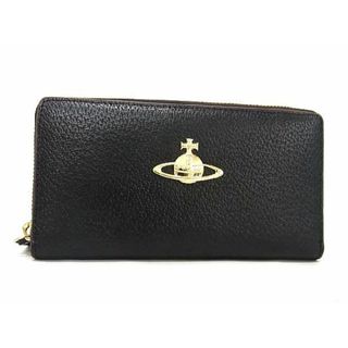 ヴィヴィアンウエストウッド(Vivienne Westwood)の■新品■未使用■ VivienneWestwood ヴィヴィアンウエストウッド オーブ レザー ラウンドファスナー 長財布 ウォレット ブラック系 AR4593 (長財布)