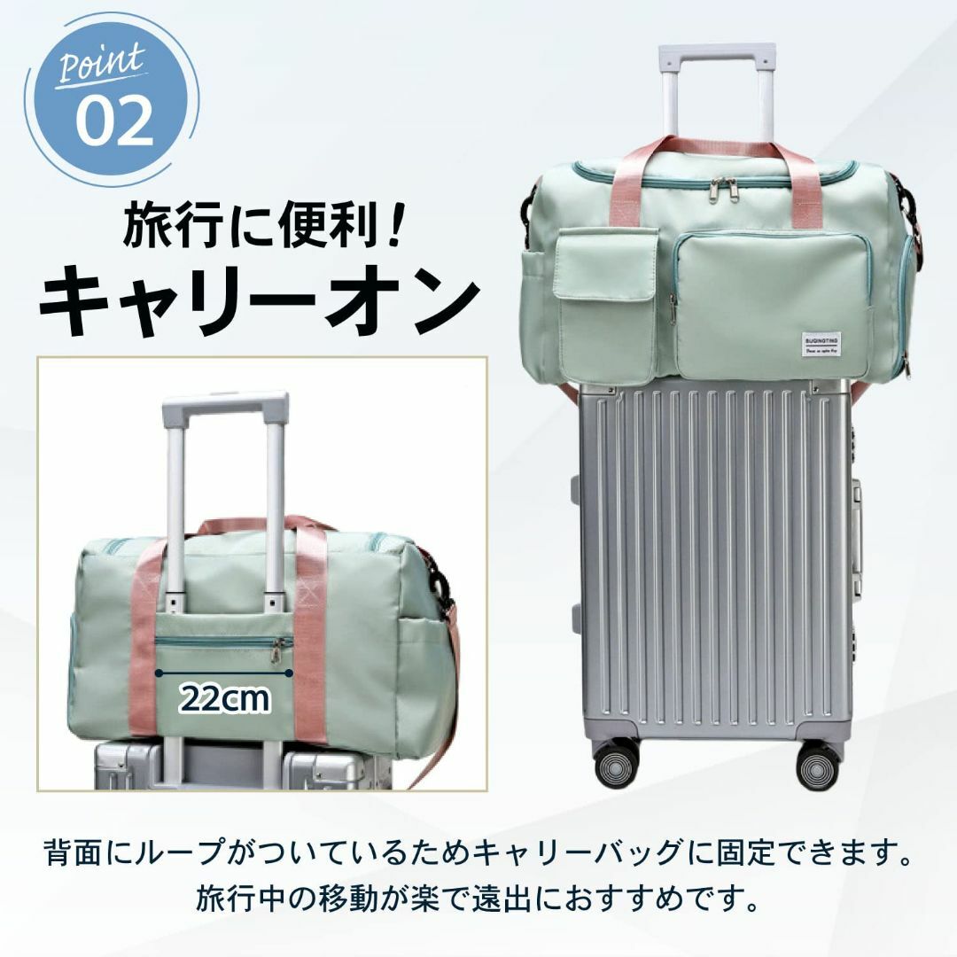 色: ブラック】[ユニベイズ] 旅行バッグ ジムバッグ 大容量 軽量 ...