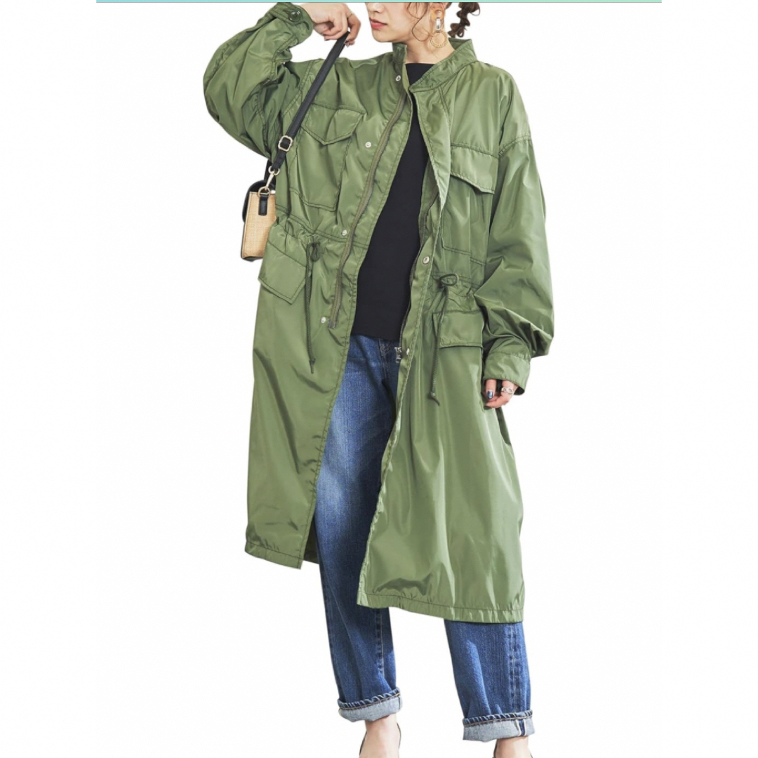 coen - 新品 タグ付 ミリタリーコート コーエン ロングコート ガス