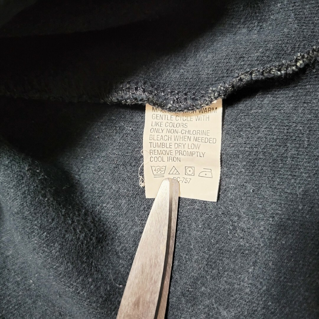 ARROW ポロシャツ 長袖 ダークグレー チャコール 切り替え L メンズのトップス(ポロシャツ)の商品写真
