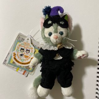 ジェラトーニ(ジェラトーニ)のジェラトーニ　ぬいぐるみバッジ　ハロウィン2014  黒猫コス　ディズニーシー (キャラクターグッズ)