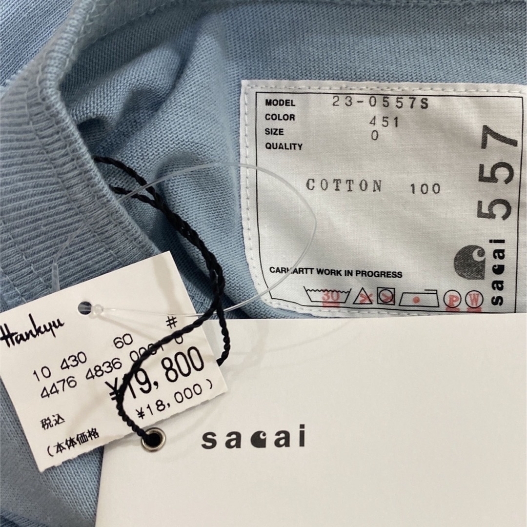 Sacai Carhartt WIP 希少サイズ0 レディース