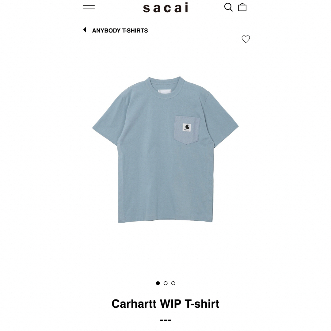 Sacai Carhartt WIP 希少サイズ0 レディース