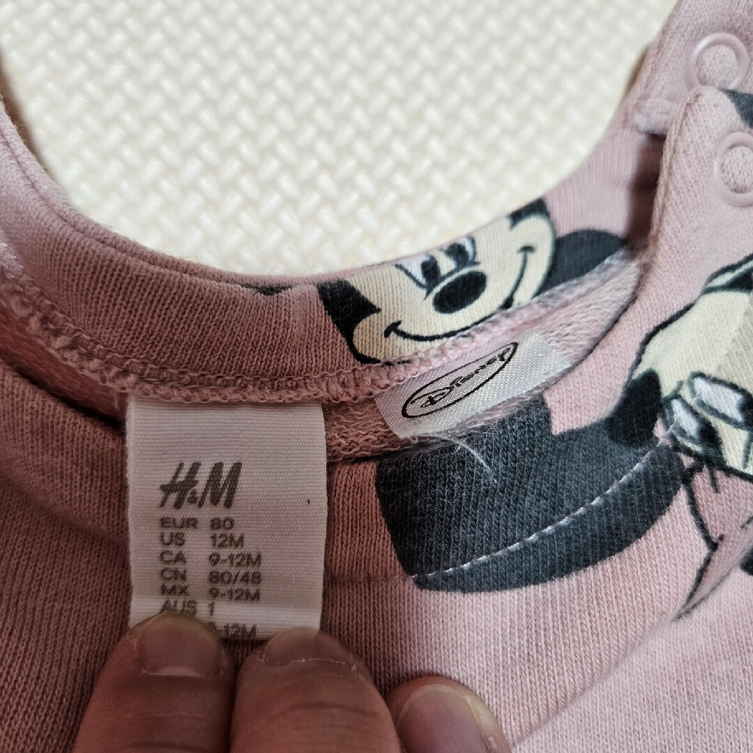 H&M(エイチアンドエム)のミニーマウス　ワンピースセット キッズ/ベビー/マタニティのベビー服(~85cm)(ワンピース)の商品写真