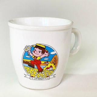 フジヤ(不二家)のペコちゃんミニマグカップ ペコの赤毛のアン 不二家 昭和レトロ(グラス/カップ)