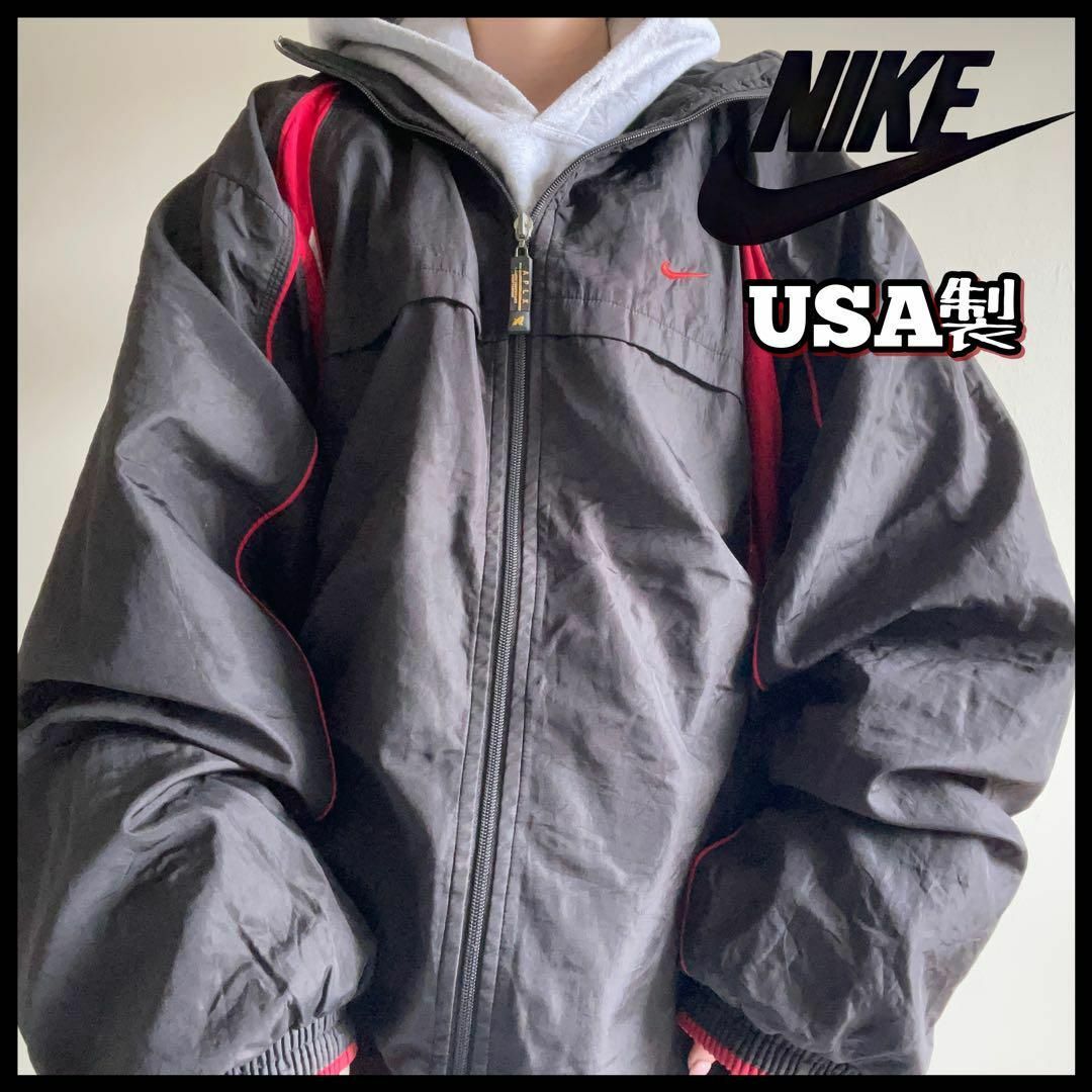 大特価！ NIKE 青 USA製 00s ナイロン ナイキ トラック