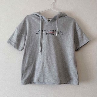 トミーヒルフィガー(TOMMY HILFIGER)のtommy hilfiger半袖スウェットパーカー♡(パーカー)