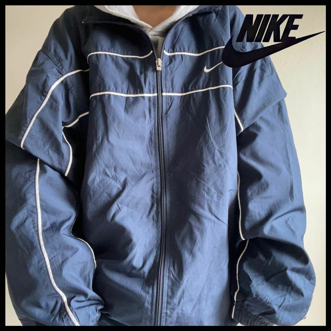 激レア❗️90s NIKE ナイキ ビッグスウォッシュ 中綿ジャケットYARLEN