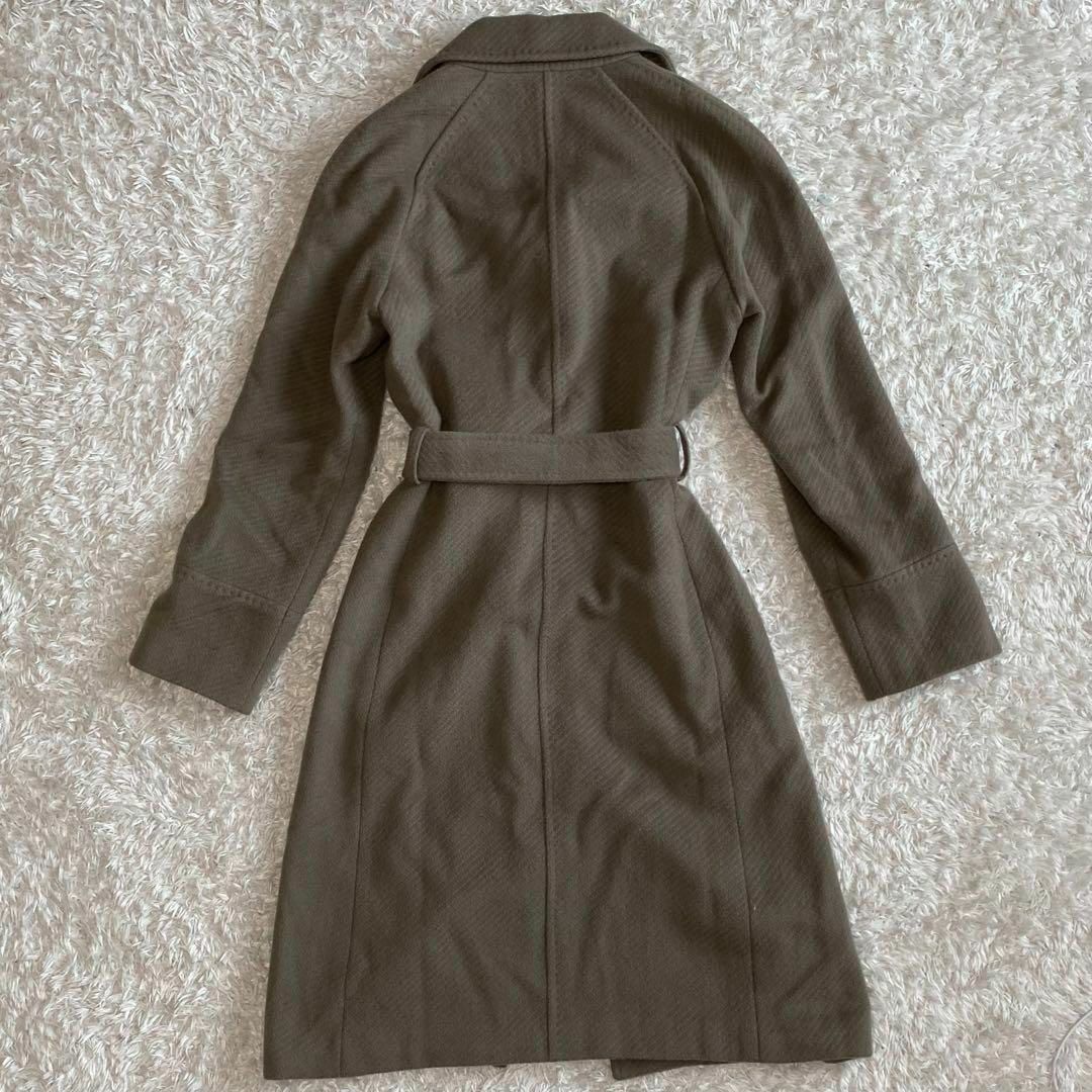 ✨美品✨ DES PRES アンゴラ カシミヤ ロングコート グレージュ-