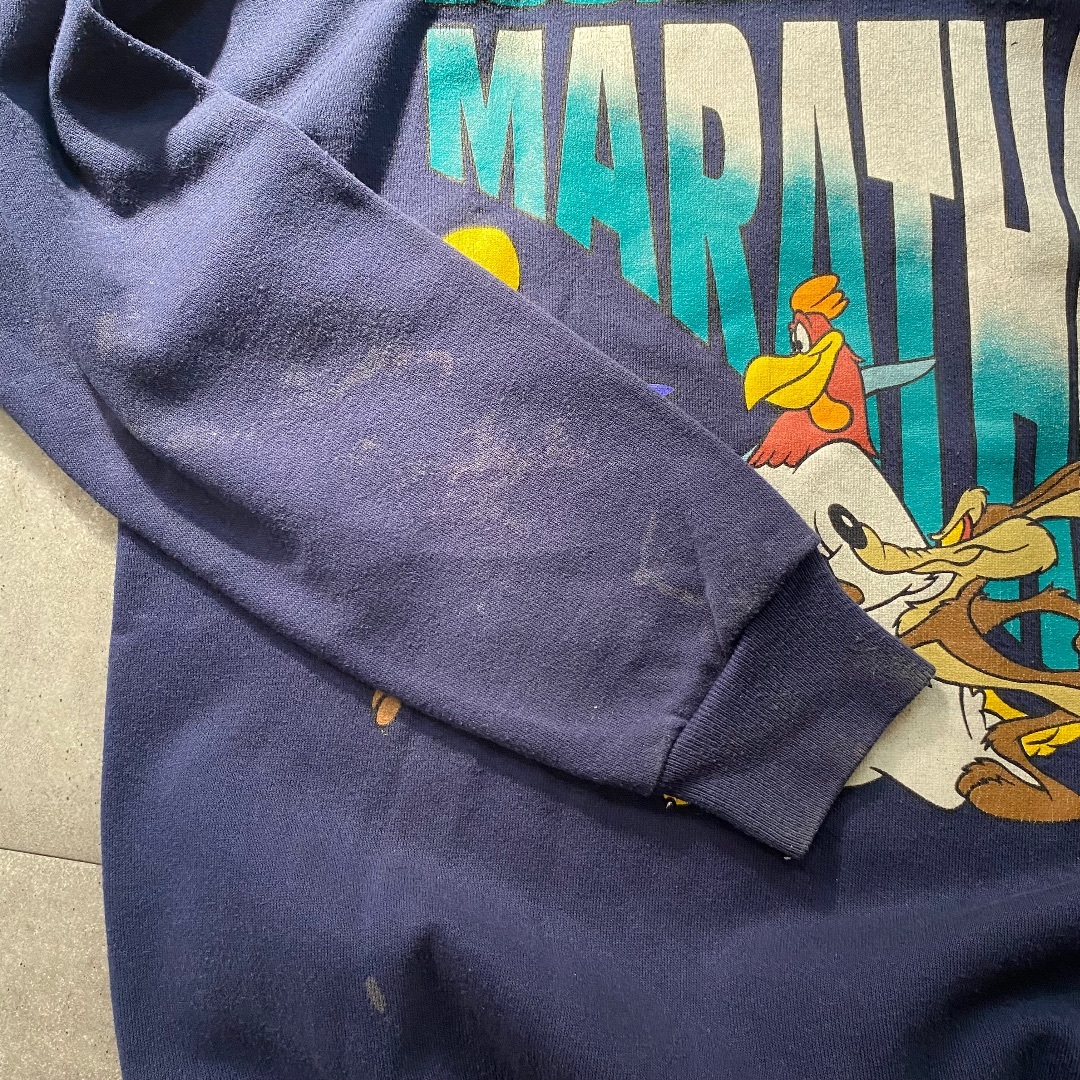 90s looneytunes ルーニーテューンズ スウェット USA製 の通販