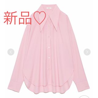 フレイアイディー(FRAY I.D)のお値下げ♡新品タグ付き♡ ロングポイントカラーシャツ　FRAY l.D(シャツ/ブラウス(長袖/七分))