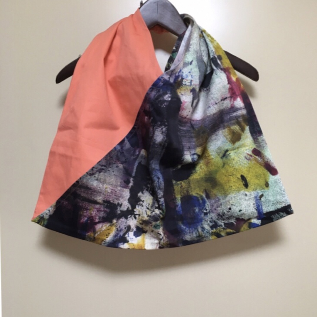 あづま袋 バッグ 三角袋 絵画 アート  レディースのバッグ(トートバッグ)の商品写真