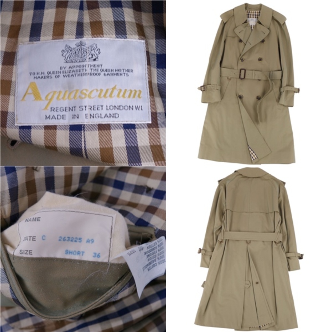 英国製 Aquascutum アクアスキュータム　 36　M