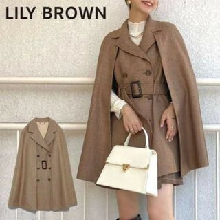 Lily Brown - リリーブラウン ケープコート 秋