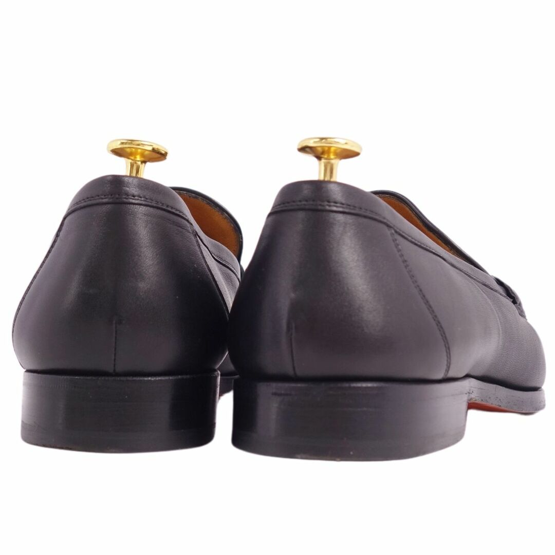 Hermes(エルメス)の美品 エルメス HERMES ローファー モカシン コンスタンス Hロゴ金具 カーフレザー シューズ メンズ 43(27cm相当) ブラック メンズの靴/シューズ(ドレス/ビジネス)の商品写真