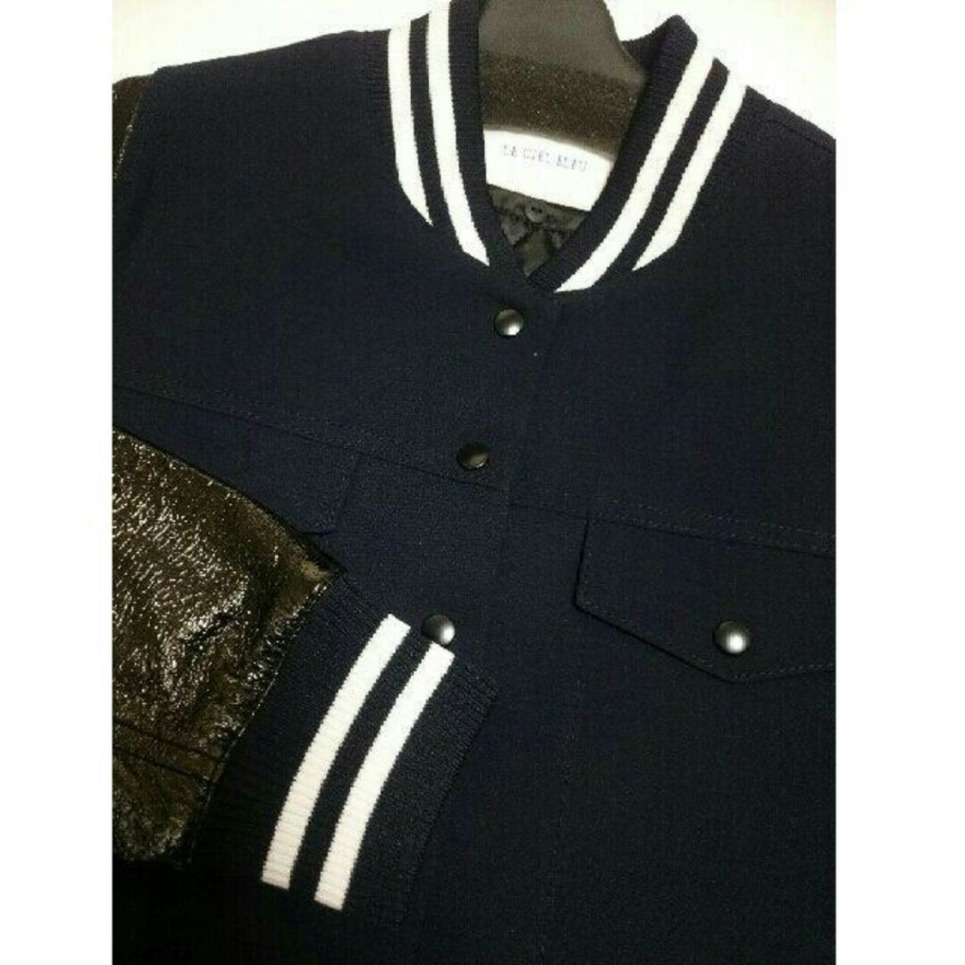 LE CIEL BLEU - LE CIEL BLEU💙新品未使用 ライン入りスタジャン