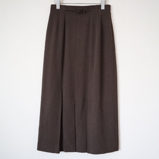 Lochie - vintage brown long skirt