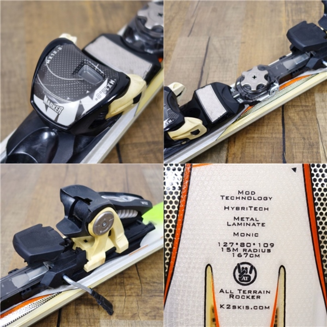 K2 - 美品 ケーツー K2 AMP RICTOR 167cm 80mm リクター K2 - 美品 ケーツー K2 AMP RICTOR 167cm 80mm リクター