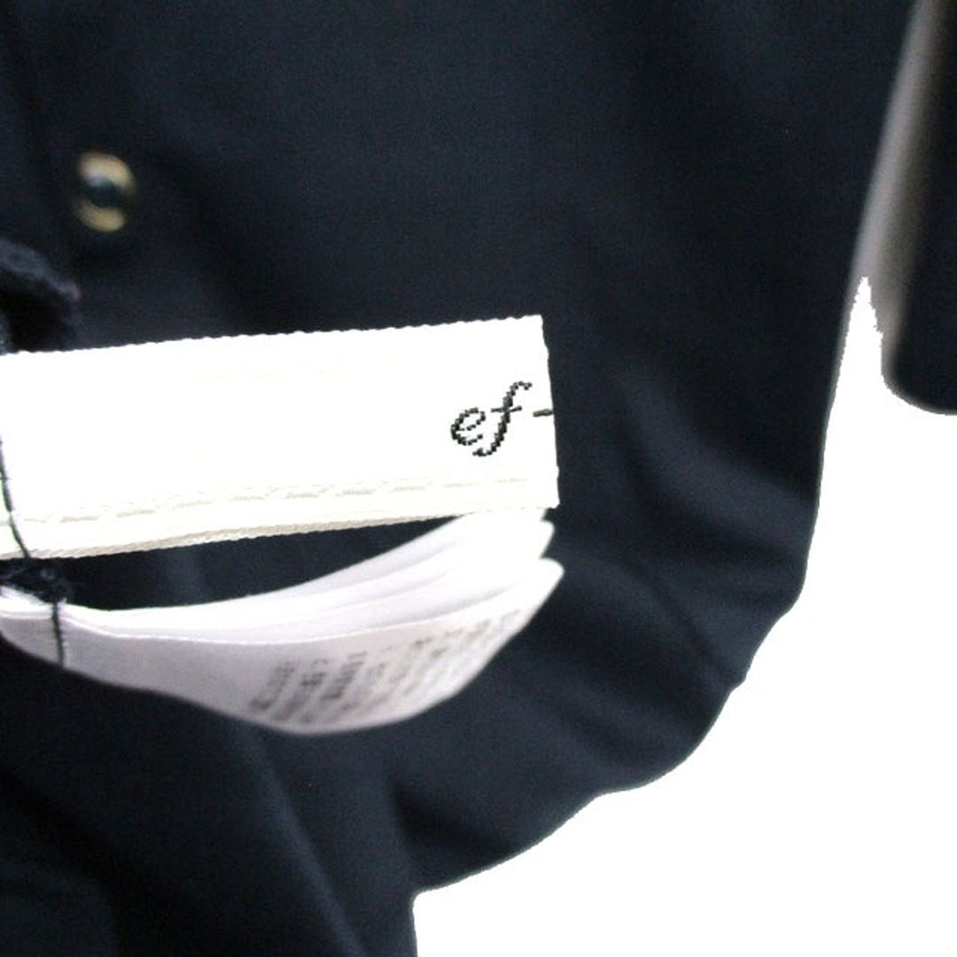 ef-de(エフデ)のエフデ ワンピース 七分袖 膝丈 バックボタン シンプル 11 ネイビー 紺 レディースのワンピース(ひざ丈ワンピース)の商品写真