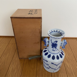 《九谷焼》御祝い酒器 (品名:桜詩) 高砂(たかさご) 貫入 美術陶芸品