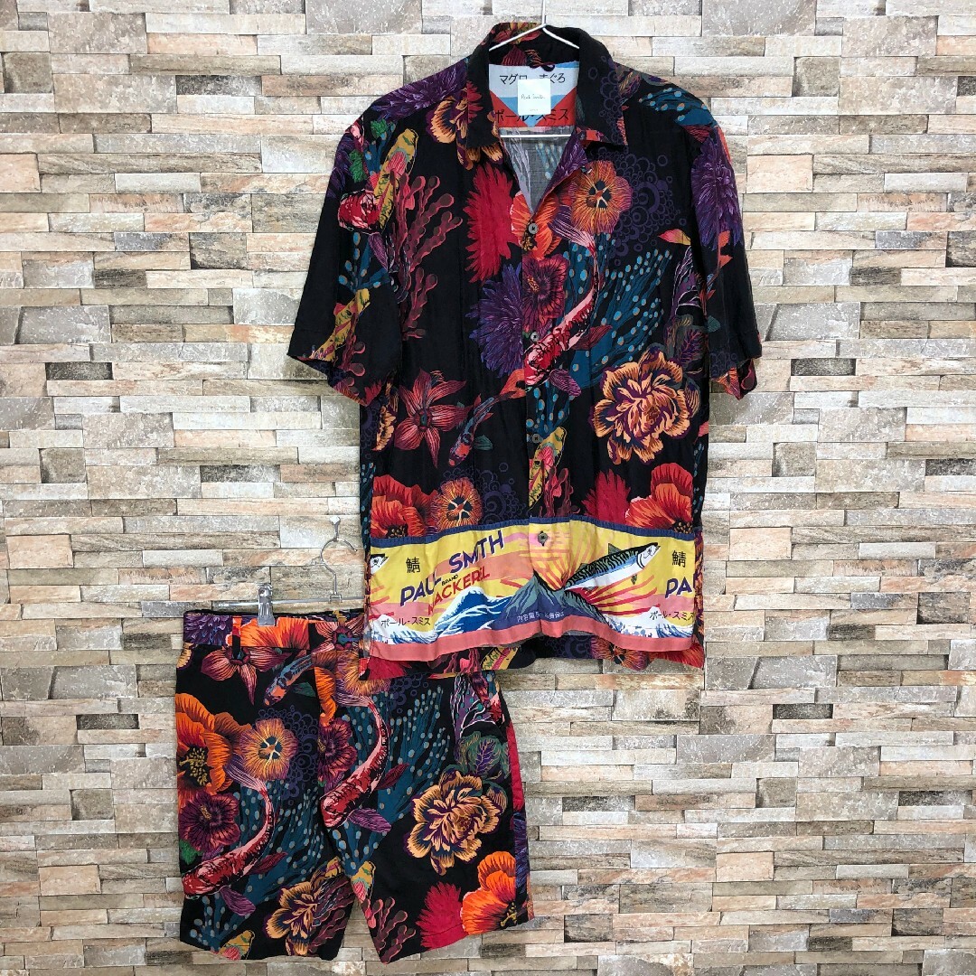 ポールスミス プルオーバーシャツ 18ss Koi Hawaiian 鯉 花柄