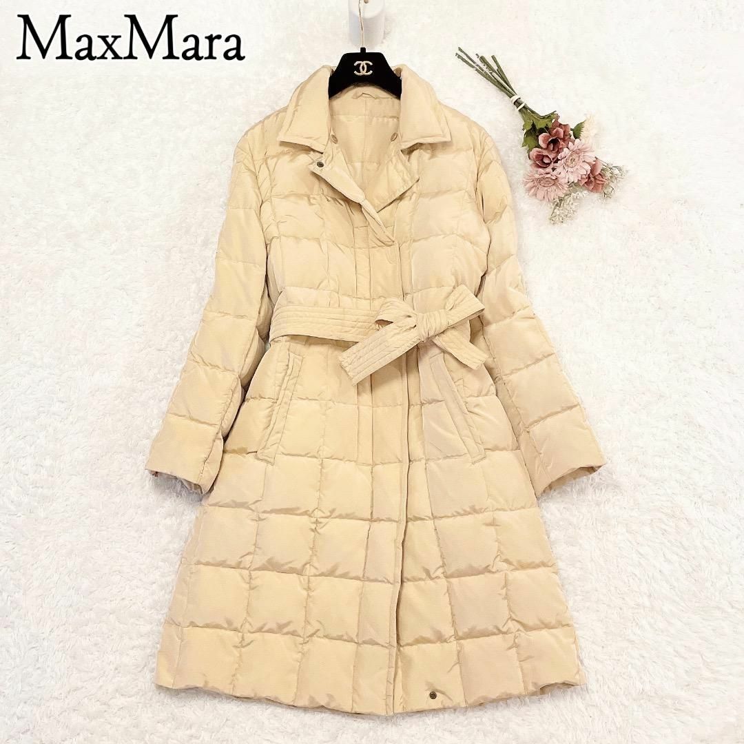 Max Mara ロングコート ベージュ 42